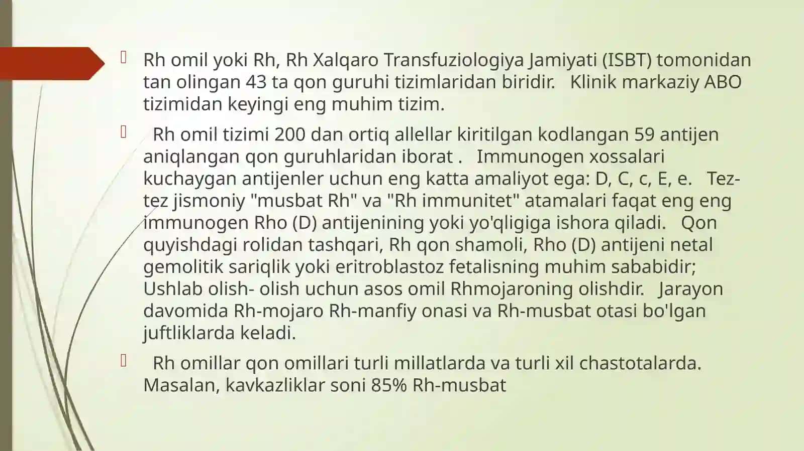 Rezus faktor va uning tarixi 4