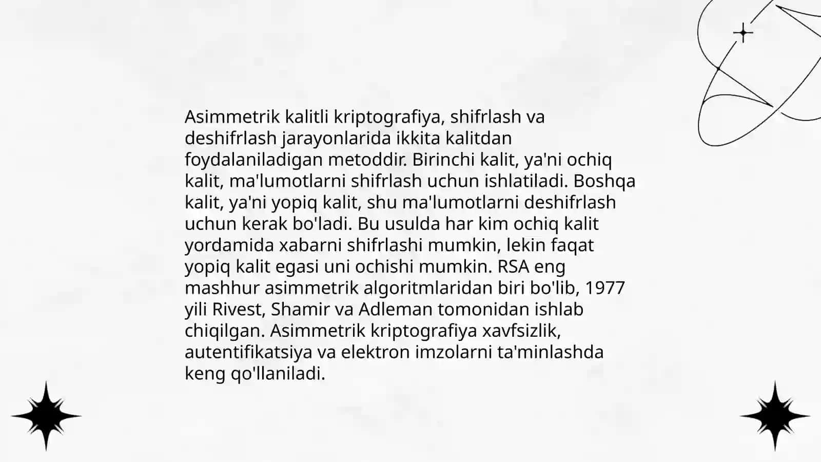 Kriptografiya va kriptografik tizimlar 4