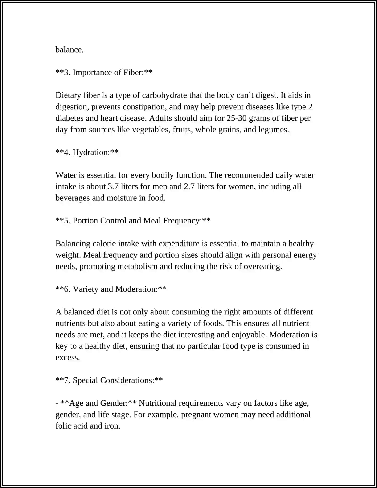 10 RULES FOR HEALTHY EATING 4