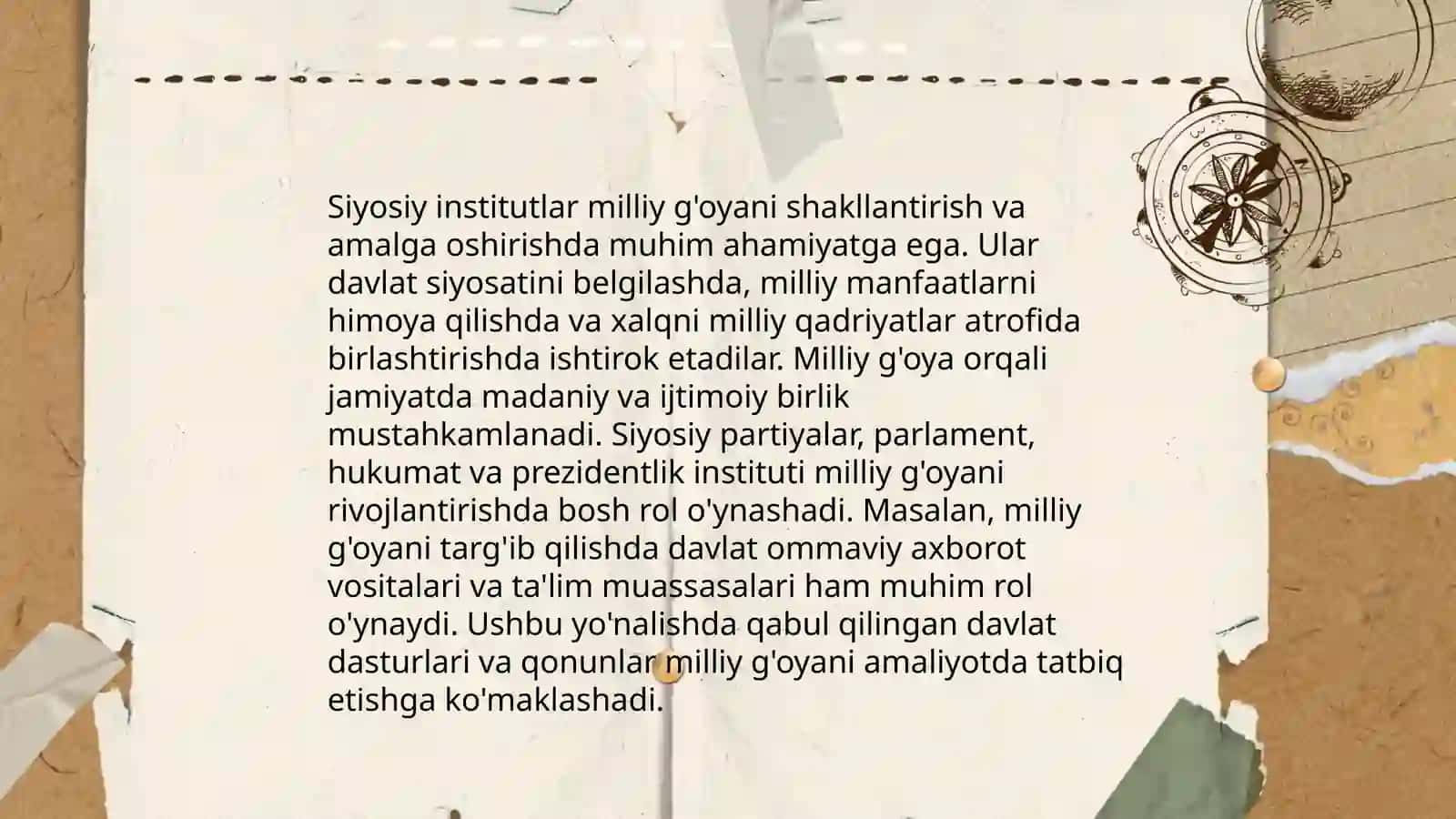 Milliy g'oyada siyosiy institutlar va mafkuralar xilma xilligi tamoyili 4