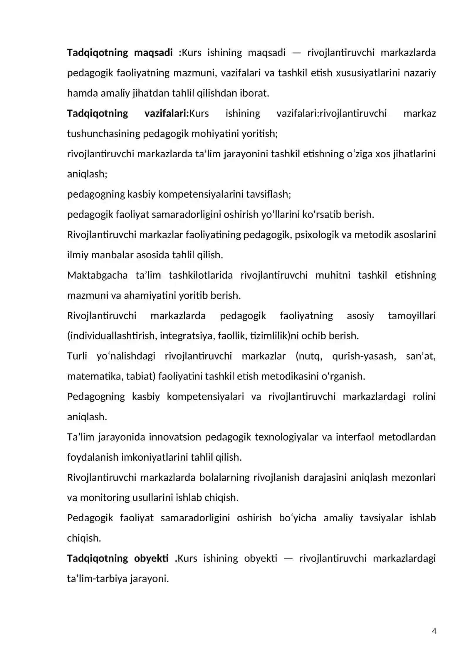 Rivojlantiruvchi markazlarda pedagogik faoliyat 4