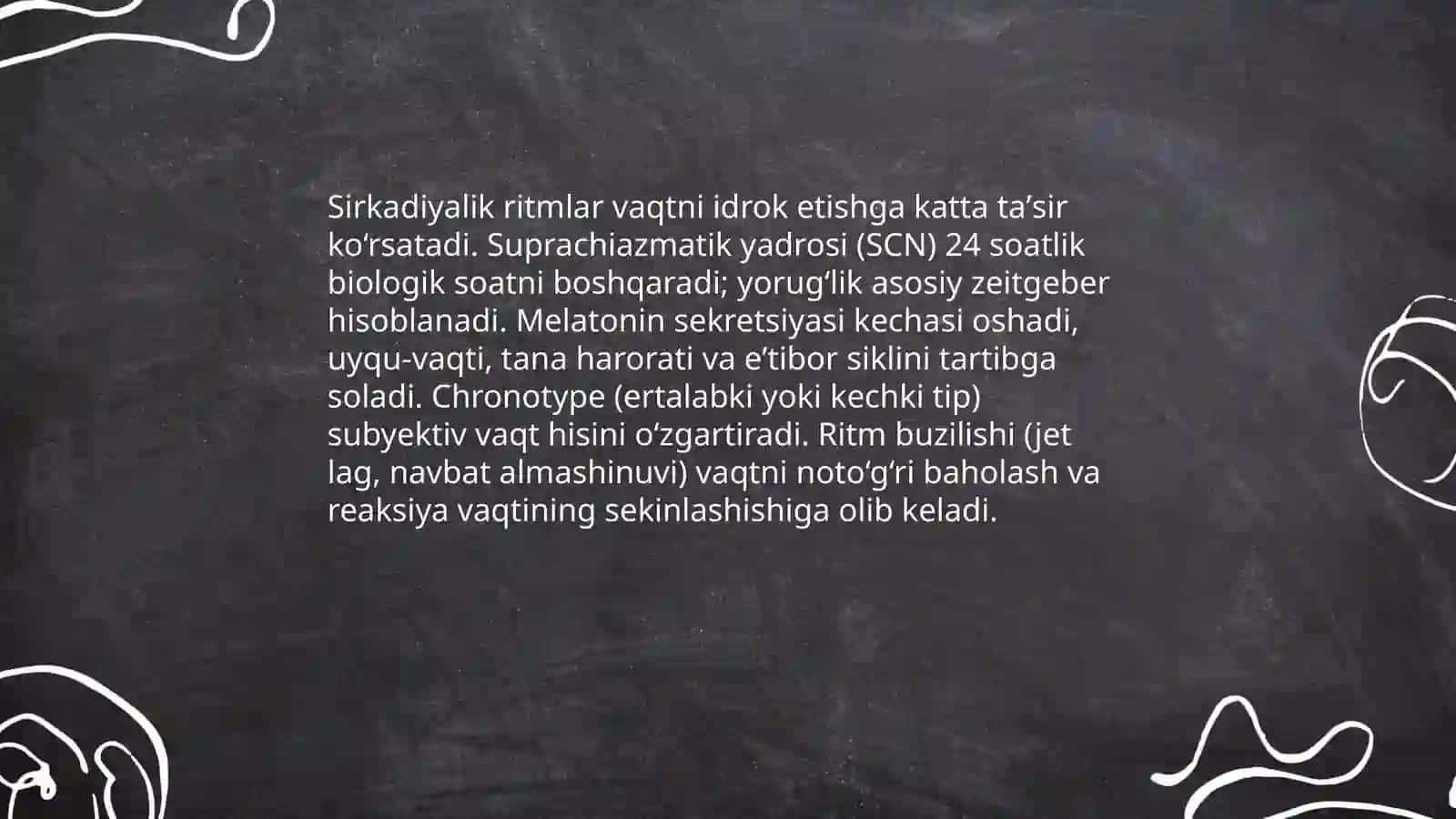 Vaqtni idrok qilishning neyrobiologik asoslari 4