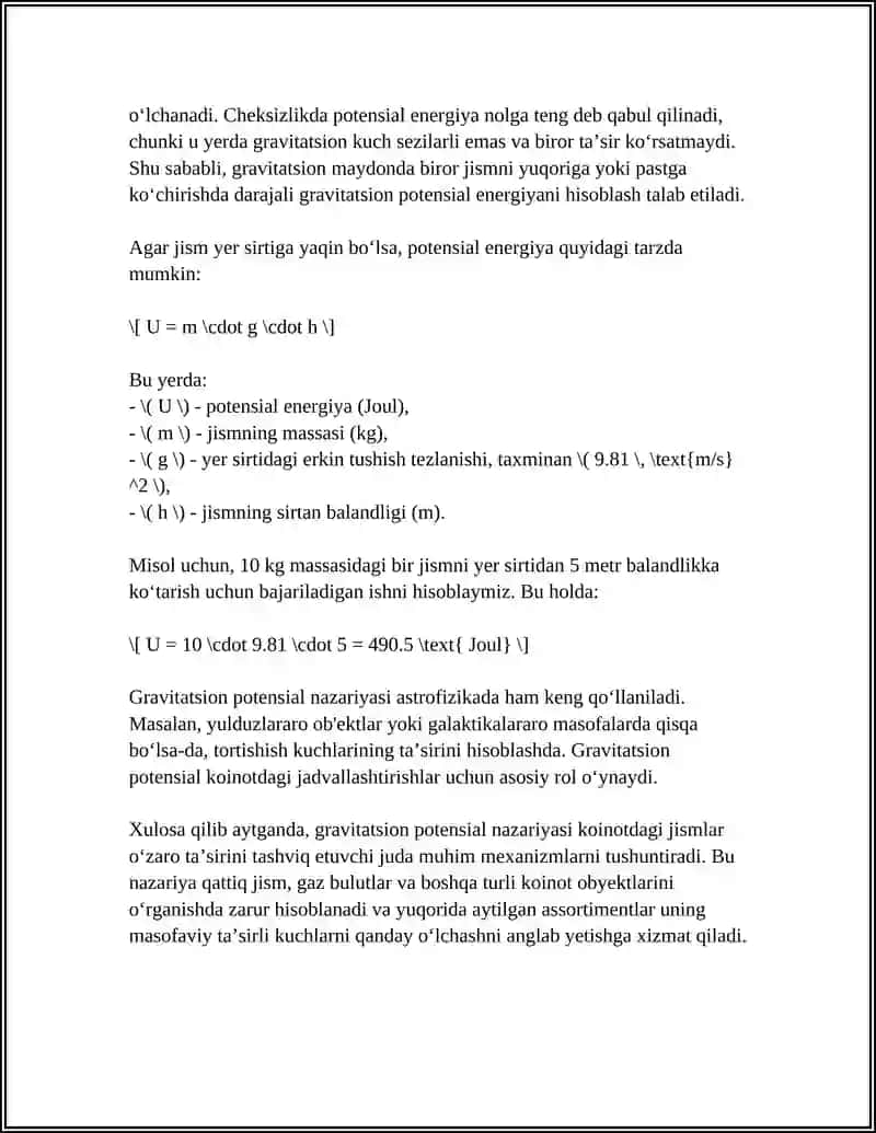 NORMAL GRAVITATSION PATENSIAL 4