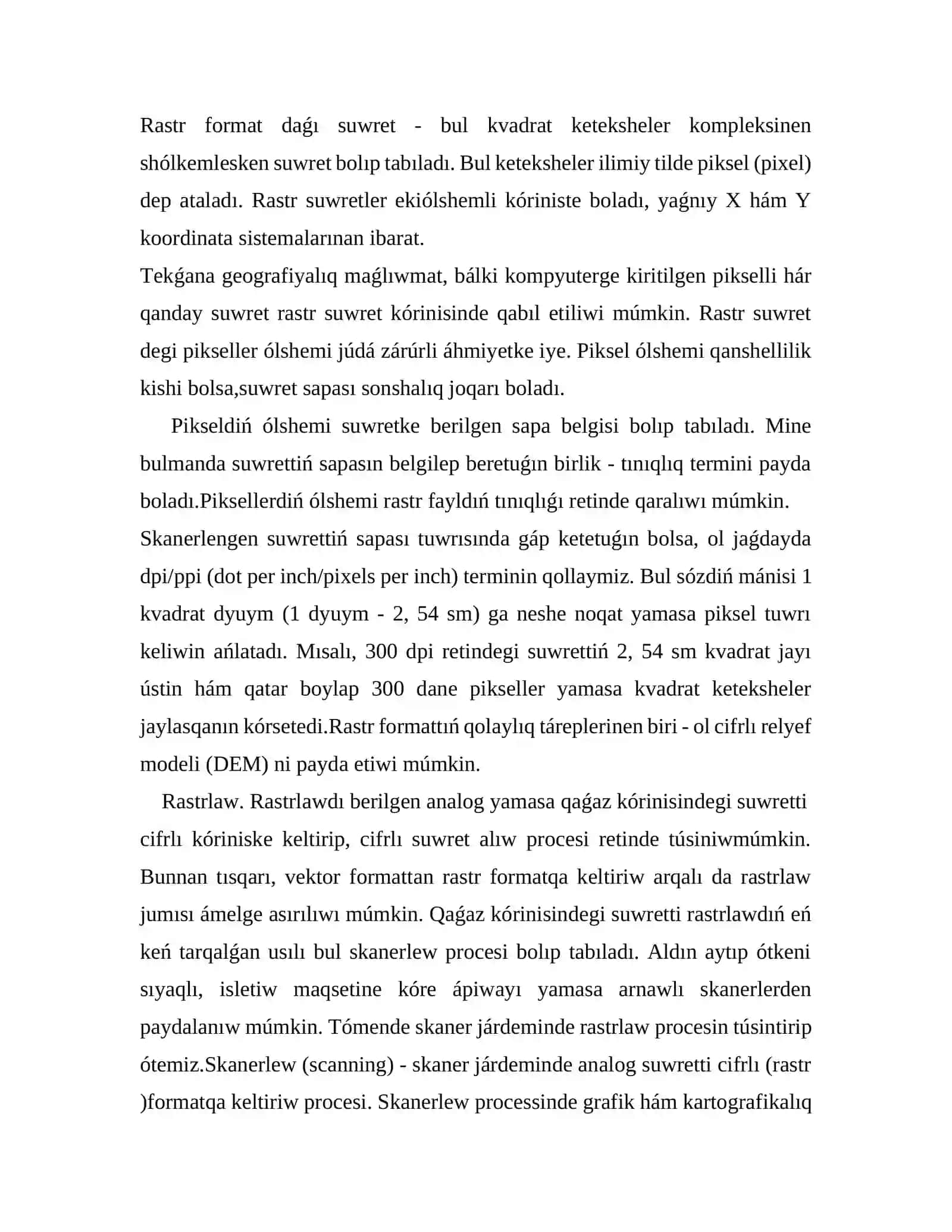 Rastr grafikasının’ tiykarg'ı wazıypalari 4