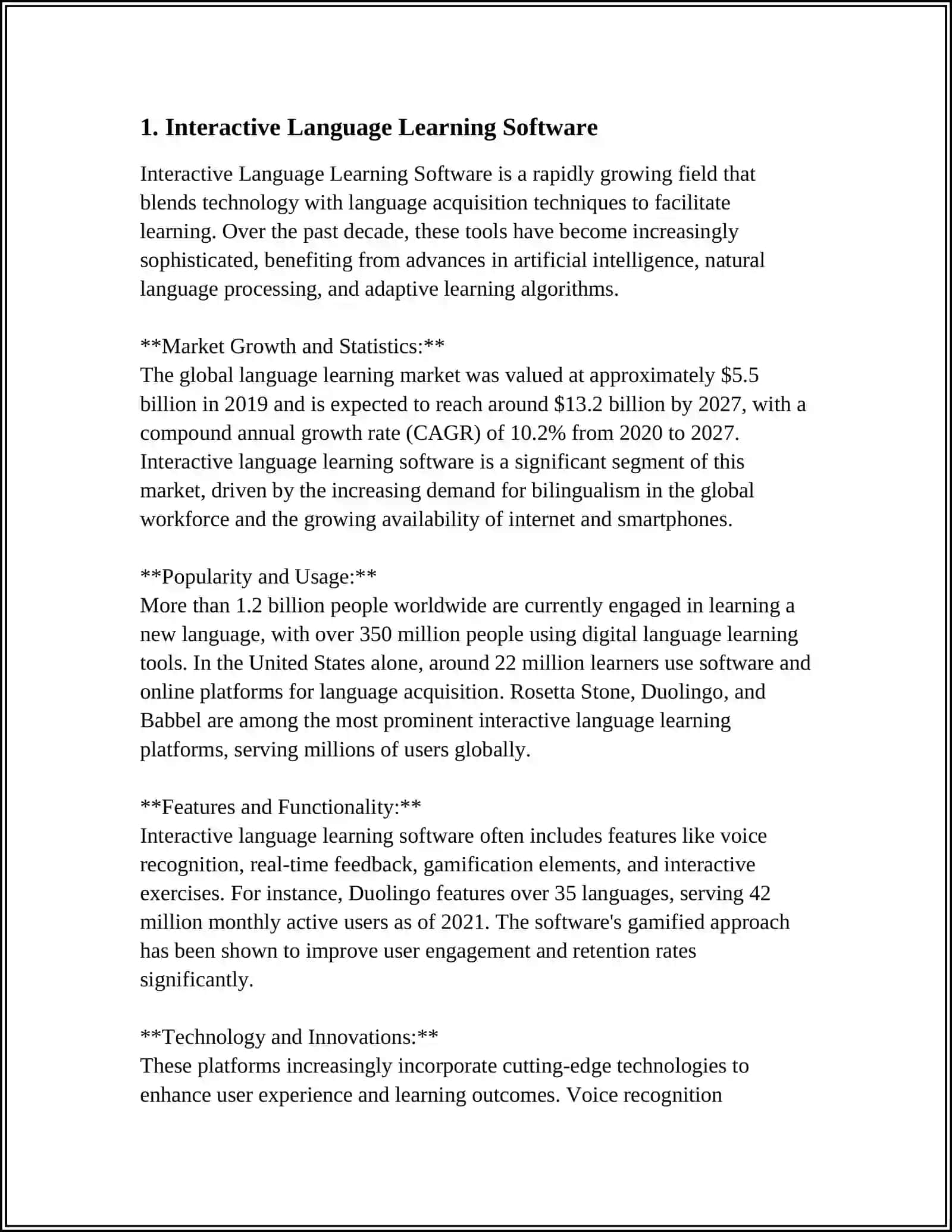 Interactive Language Learning Software 4