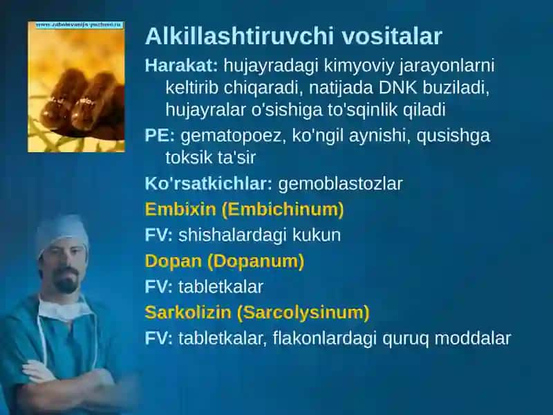 XAVFLI O’SMALARGA QARSHI DORI VOSITALARI 4