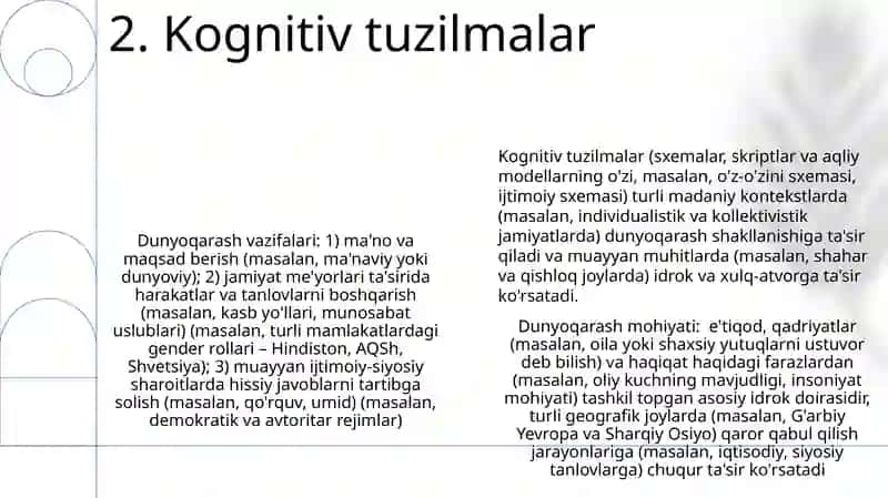 Dunyoqarashning mohiyati tuzilishi va asosiy funksiyalari 4