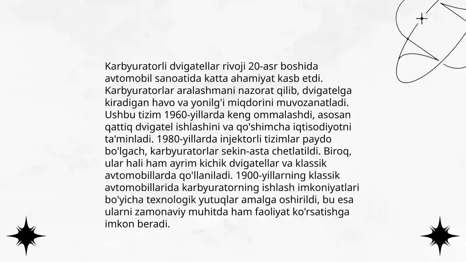 Avtomobil dvigatelining evolutsiyasi 4