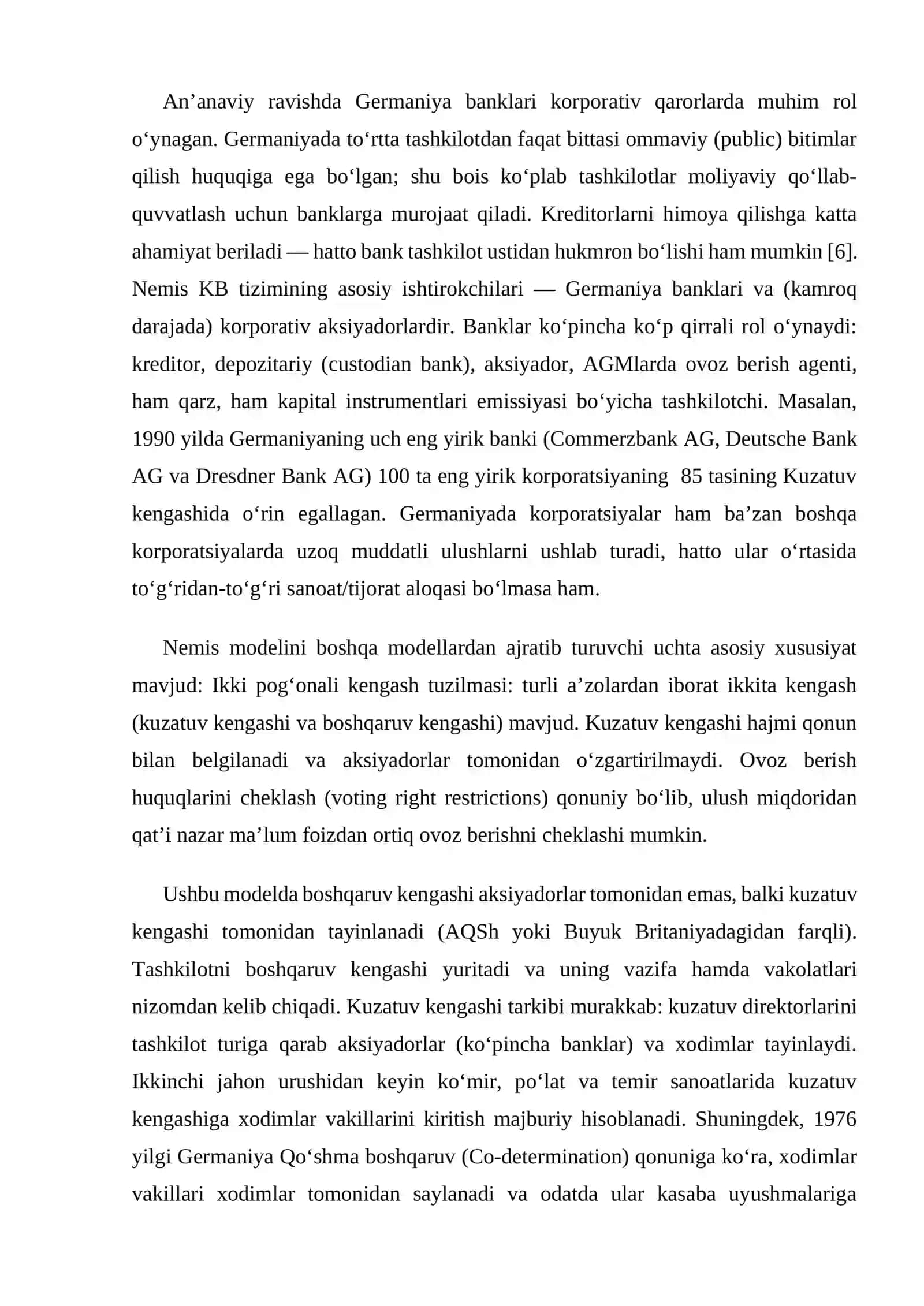 Korporativ boshqaruvning modellari 4