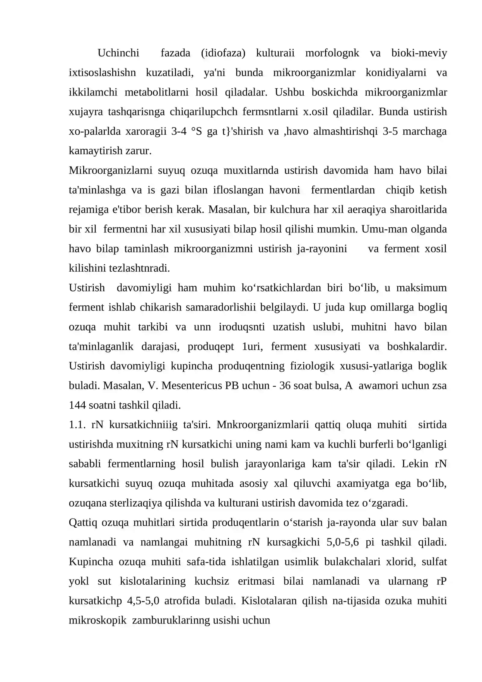 Mikroorganizmlarni sanoat miqiyosida ustirish usullari 4