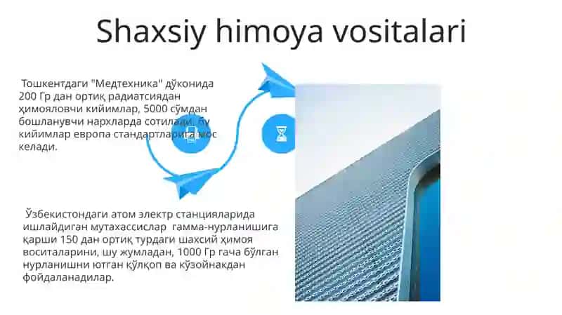 Radiatsiyadan himoya qilishning zamonaviy texnik vositalari 4