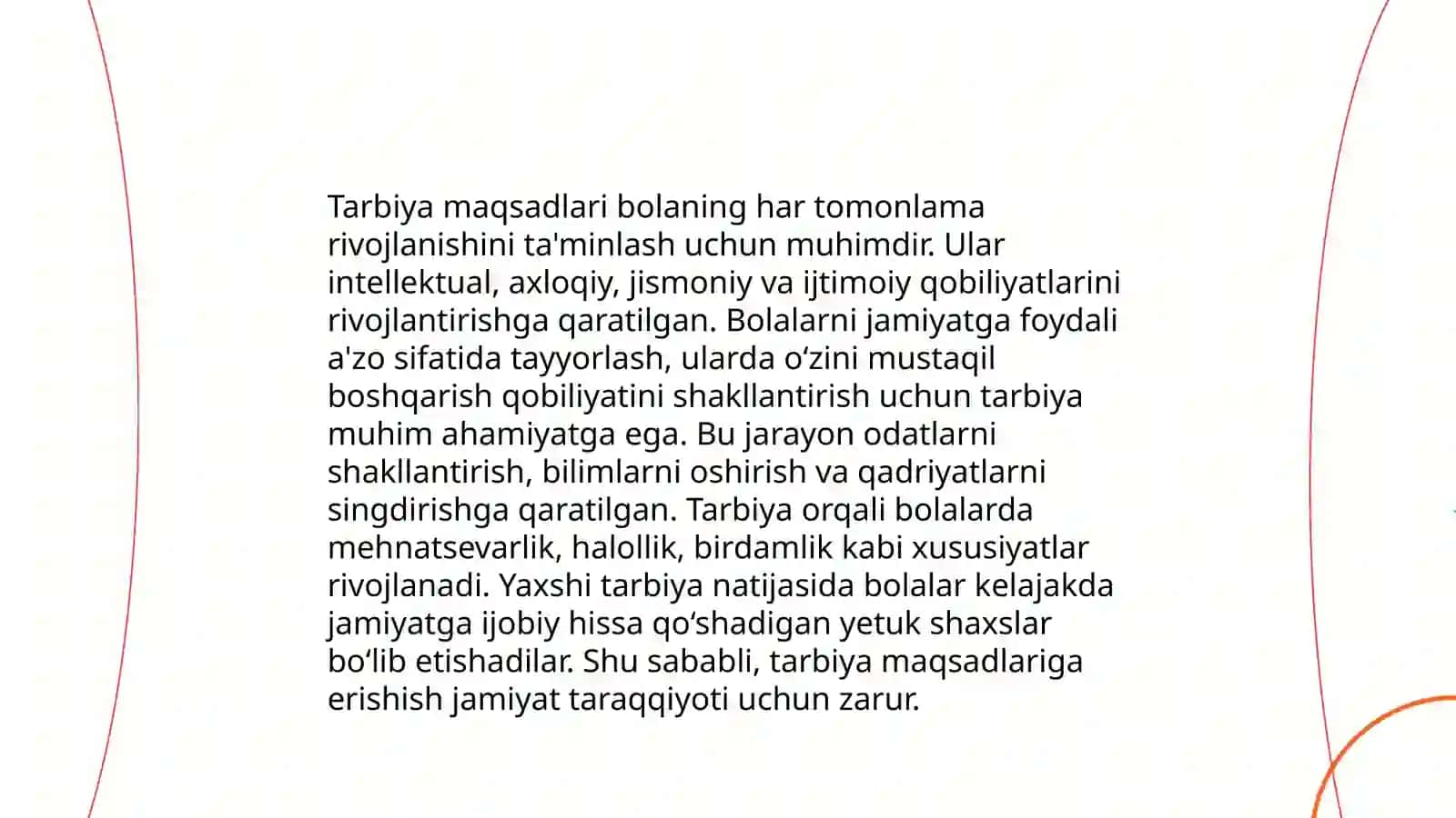 Tarbiya metodlarning maqsadi vazifalari va turkumlanishi 4