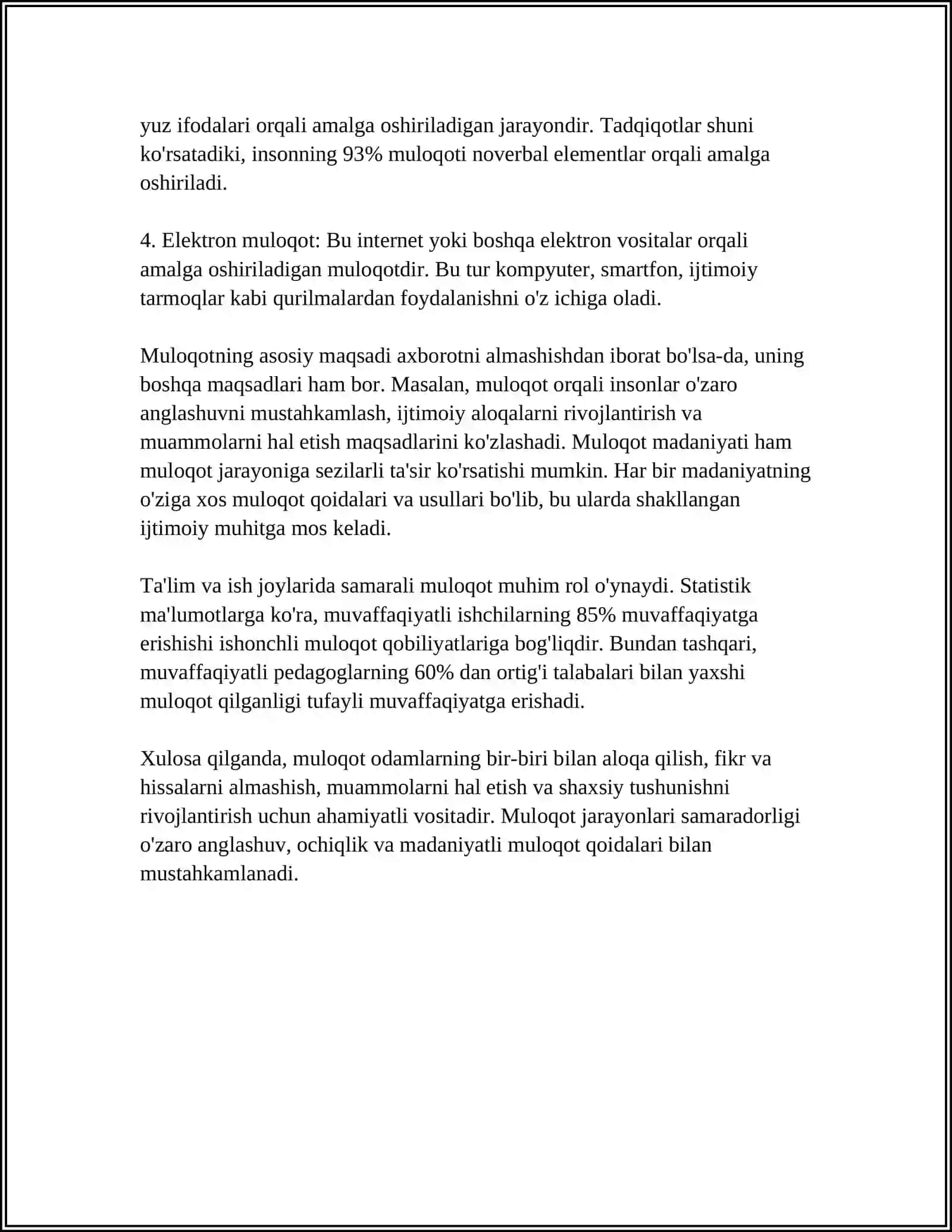 MULOQOT HAQIDA TUSHUNCHA 4