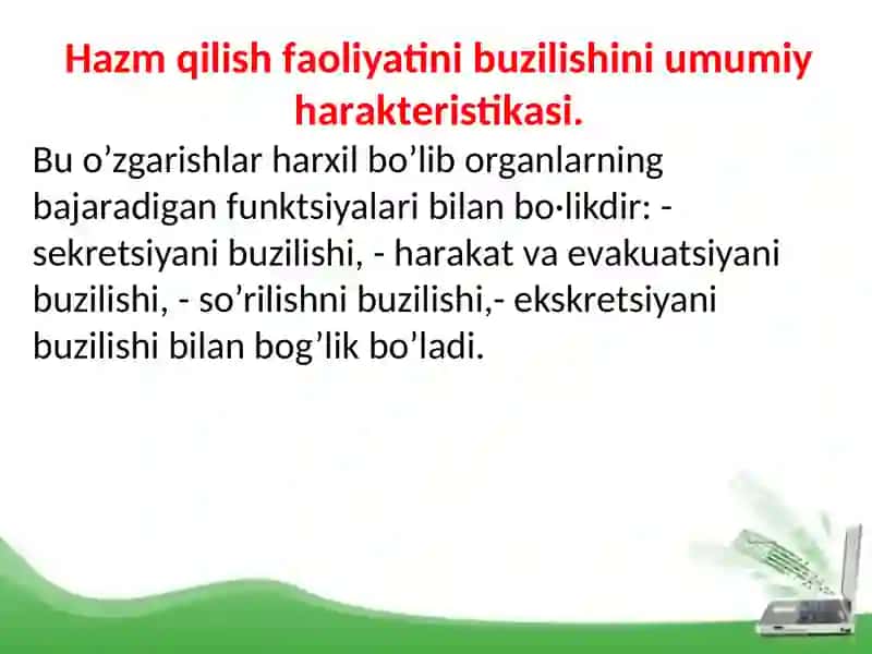 Ovqatlanishning buzulishi, jigarpatalogiyasi, sabablari 4