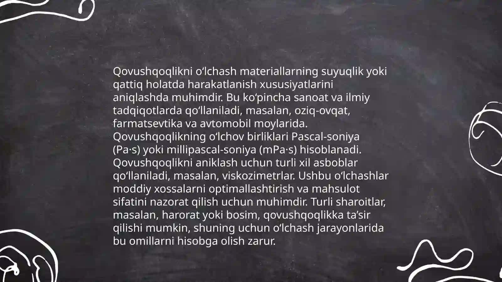 Suyuqliklarning qovushqoqligini aniqlash usullari 4