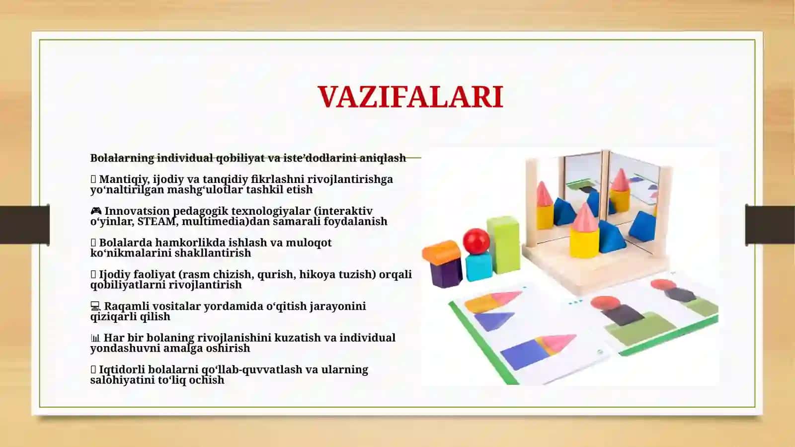INNOVATSION YONDASHUV ORQALI IQTIDORLI BOLALARNI RIVOJLANTIRISH 4