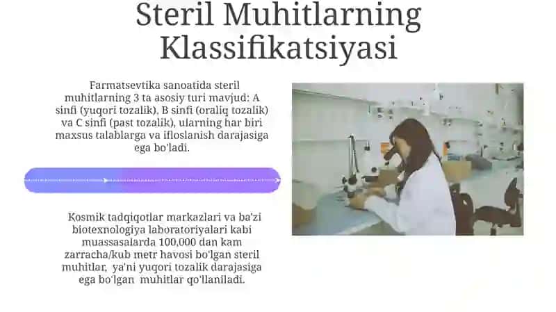 Steril Muhitlarga Qo'yiladigan Talablar 4
