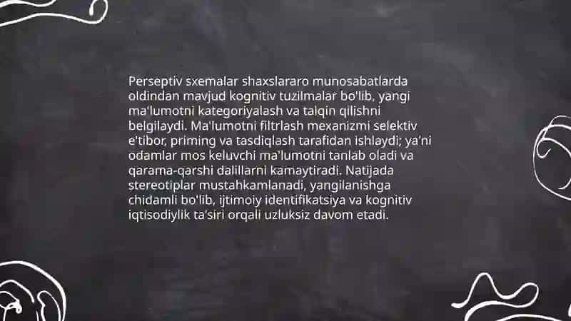 Kognitiv kategoriyalash va stereotiplarning shakllanishi 4