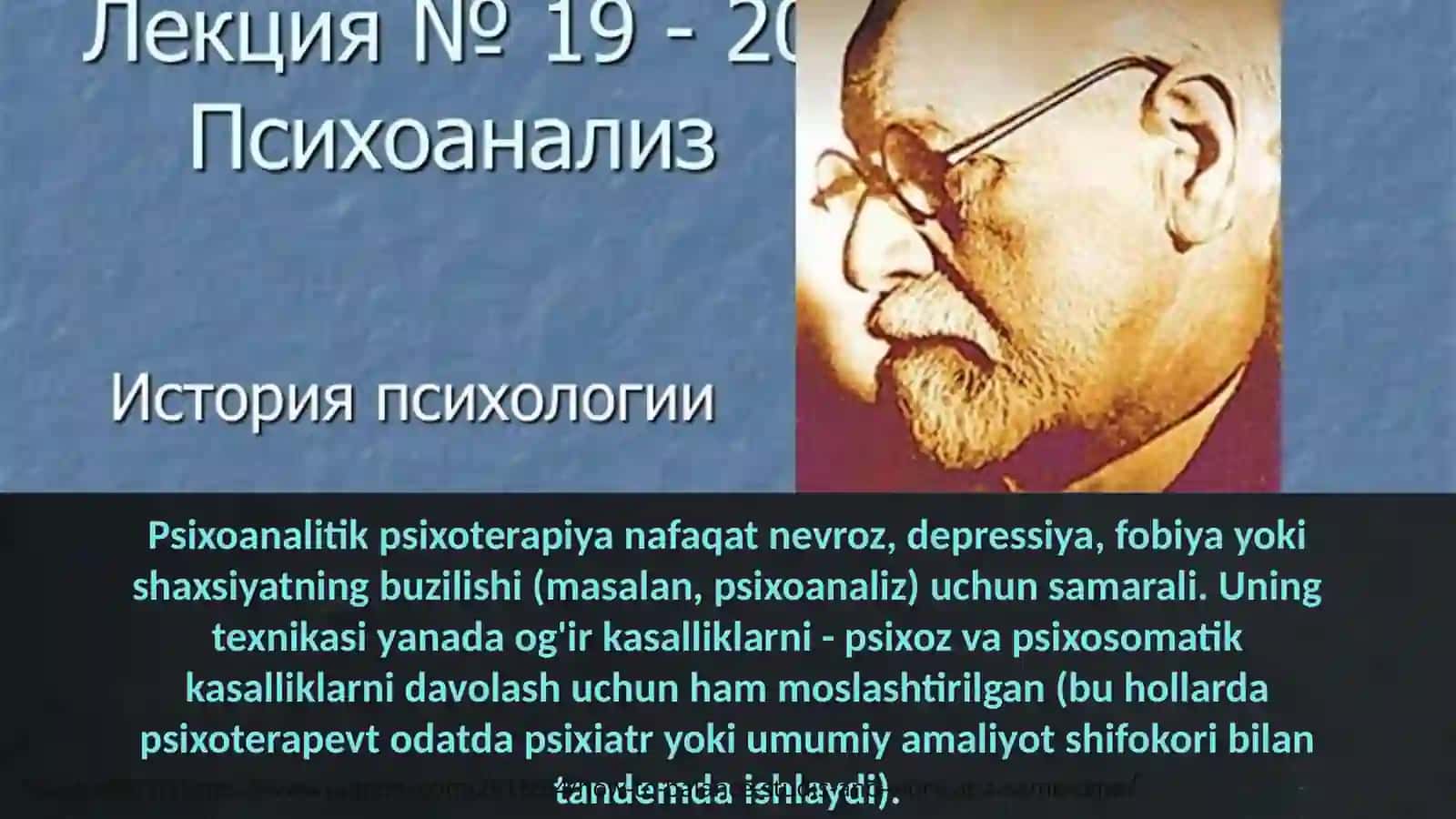 Psixoanalizda psixik simptomlarni anglash 4