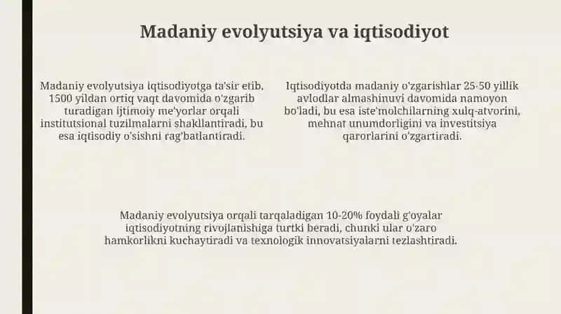 Hozirgi zamon iqtisodiy qarashlari va evalutsiyasi 4