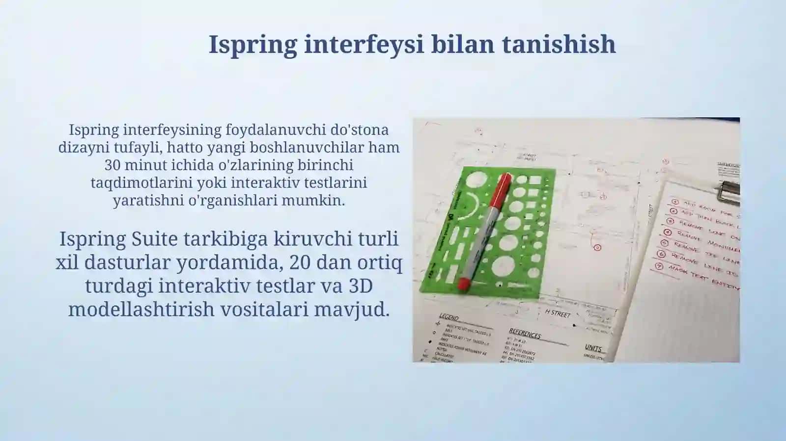 iSpring darsturida test va 3D kitob yaratish 4