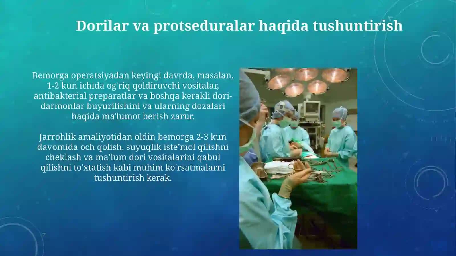 Bemorparni operatsiyaga tayyorlashda ishtirok etish 4