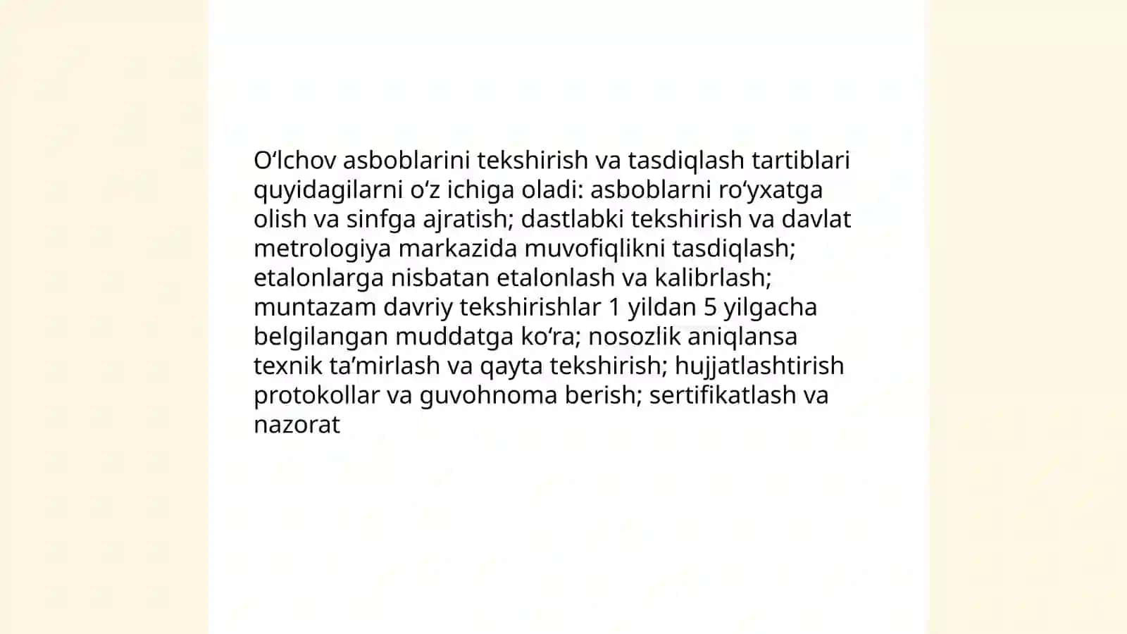 Mamlakat metralogiya tekshiruvi va nazorati 4