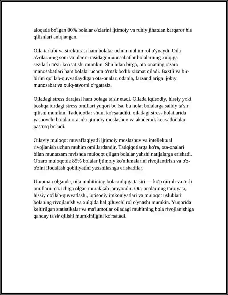 IJTIMOIY MUHITNING BOLA XULQIGA TASIRI 4