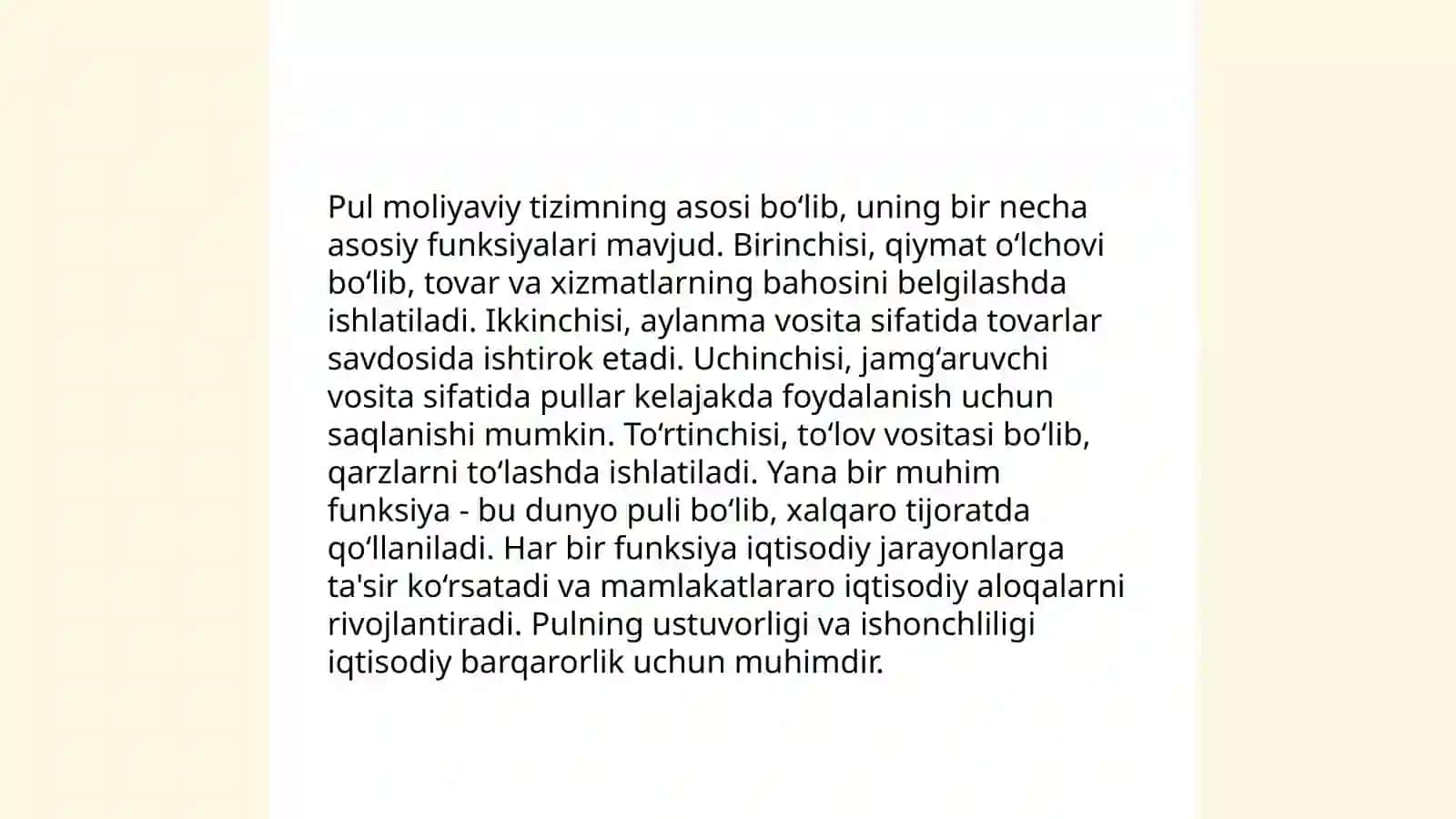 Pulning tarixi 4