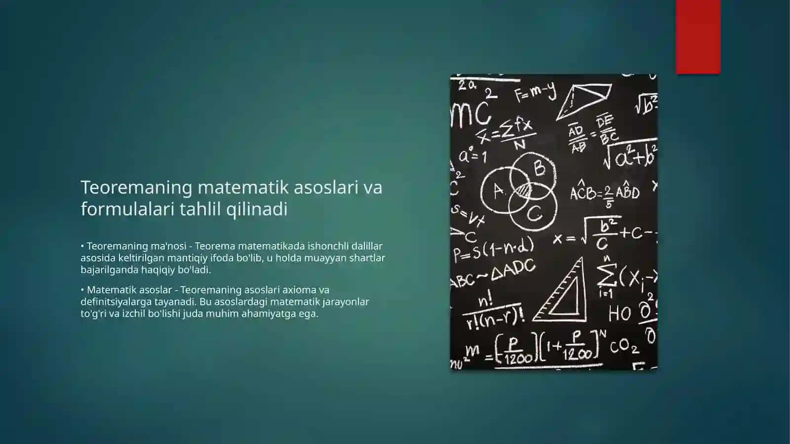 SHTURM TEOREMASI VA UNING TATBIQLARI 4