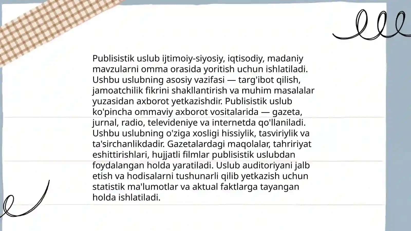 Rasmiy va Publisistik uslub 4