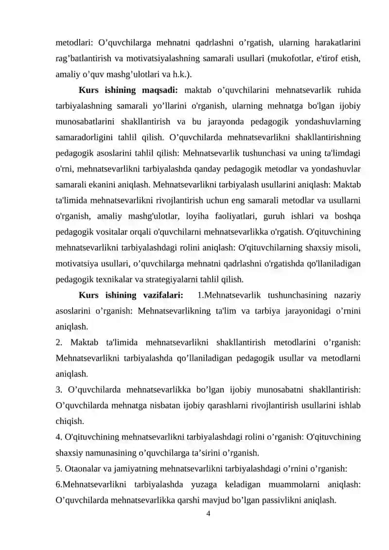Mehnatsevarlikni tarbiyalashning samarali yo'llari 4