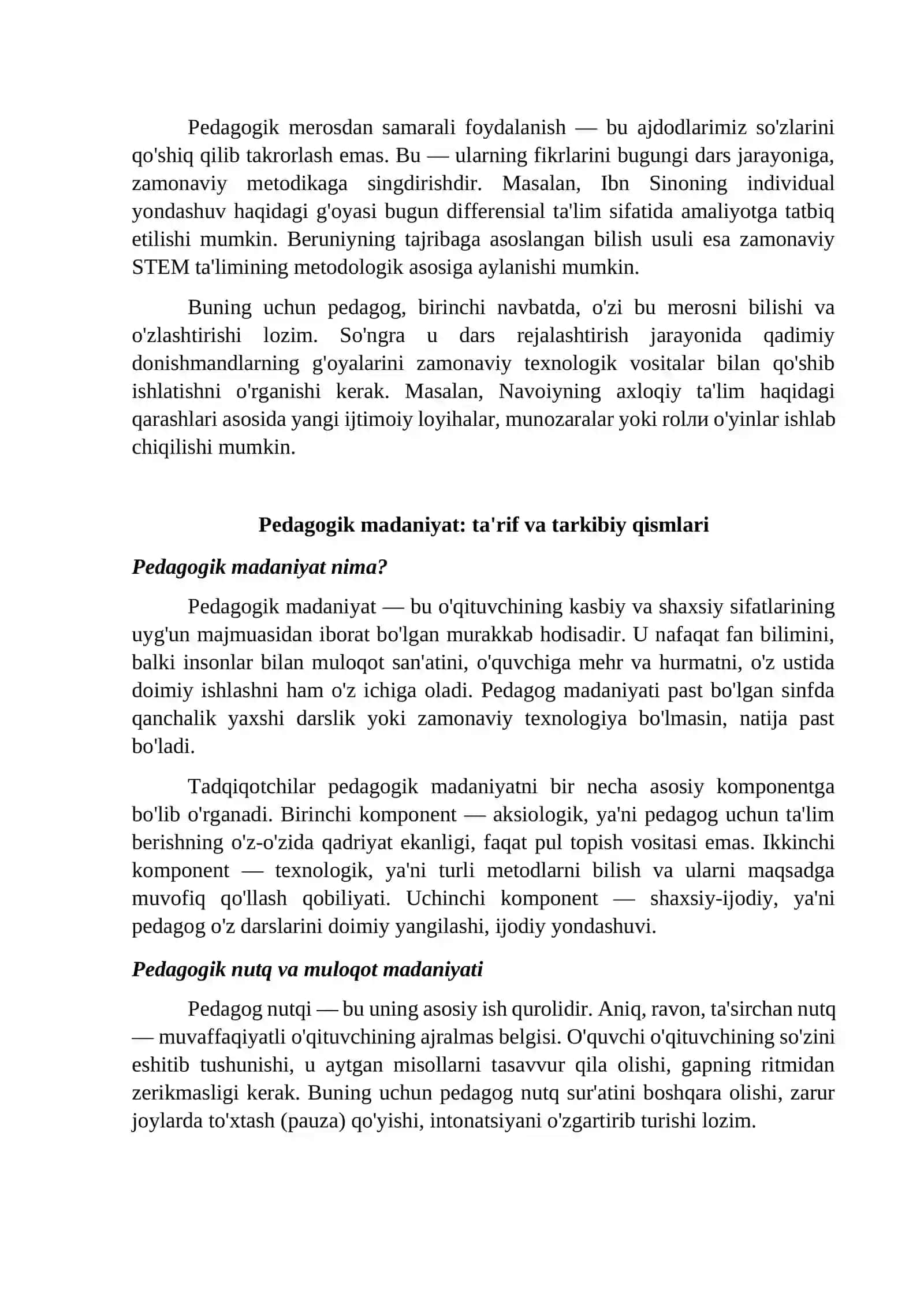 O'zbekiston Respublikasining "Ta'lim to'g'risida"gi Qonuni talablari asosida ta'lim-tarbiya jarayoni 4