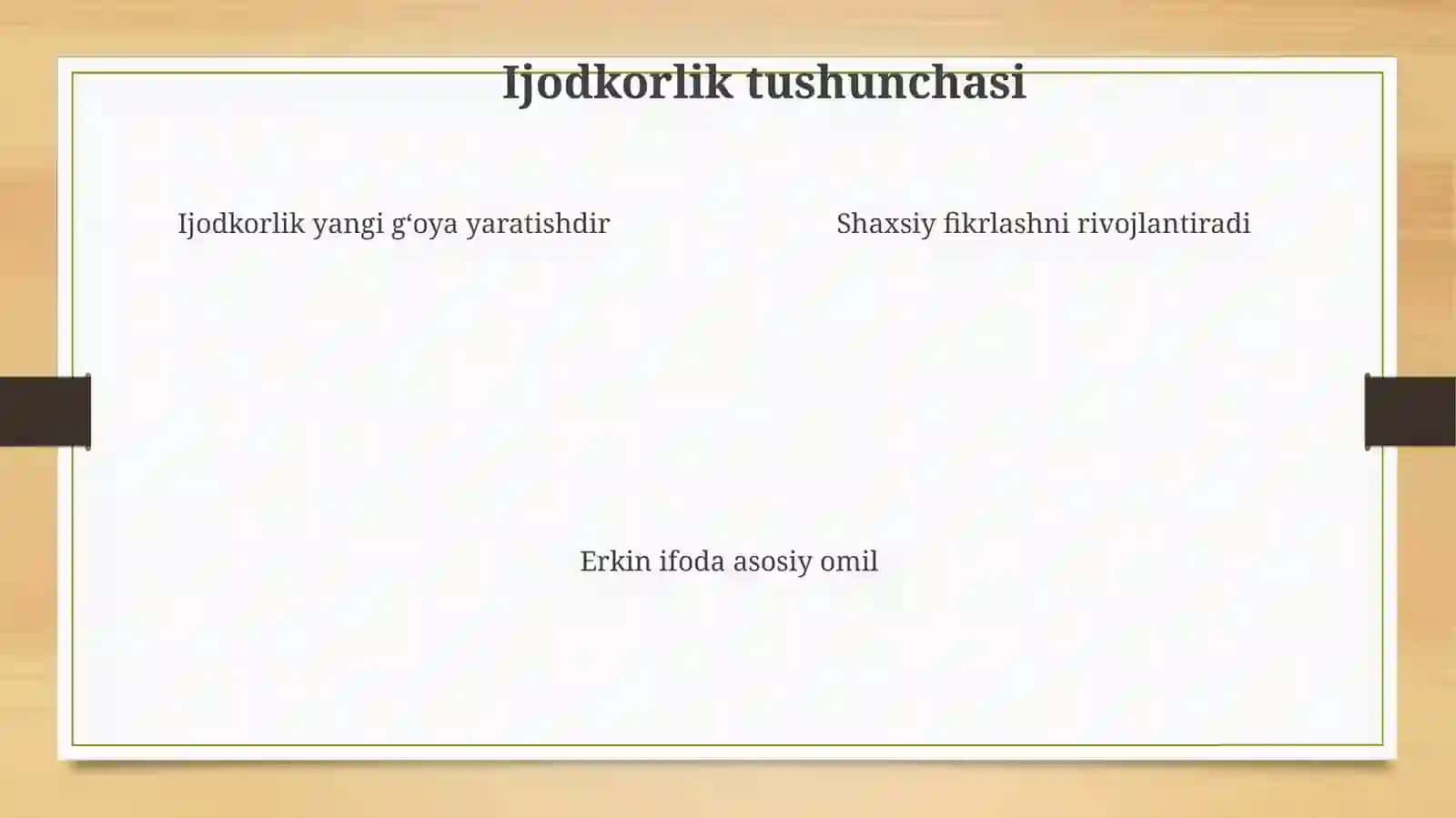 Musiqa mashg‘ulotlarida tarbiyalanuvchilarning ijodkorlik qobilyatini loihalashtirish 4