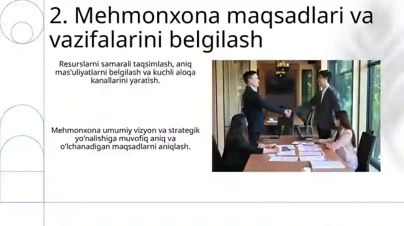 Mehmonxona xoʻjaligining operatsion dasturini ishlab chiqish 4