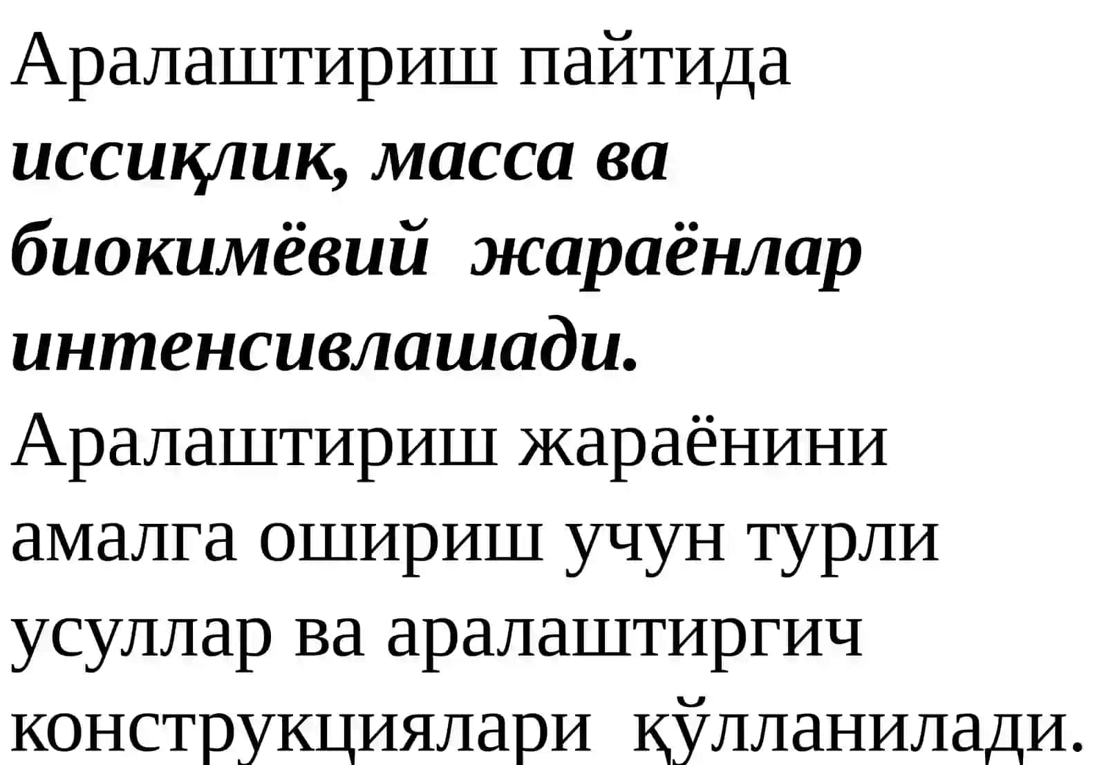 Aralashtirish jarayoni 4