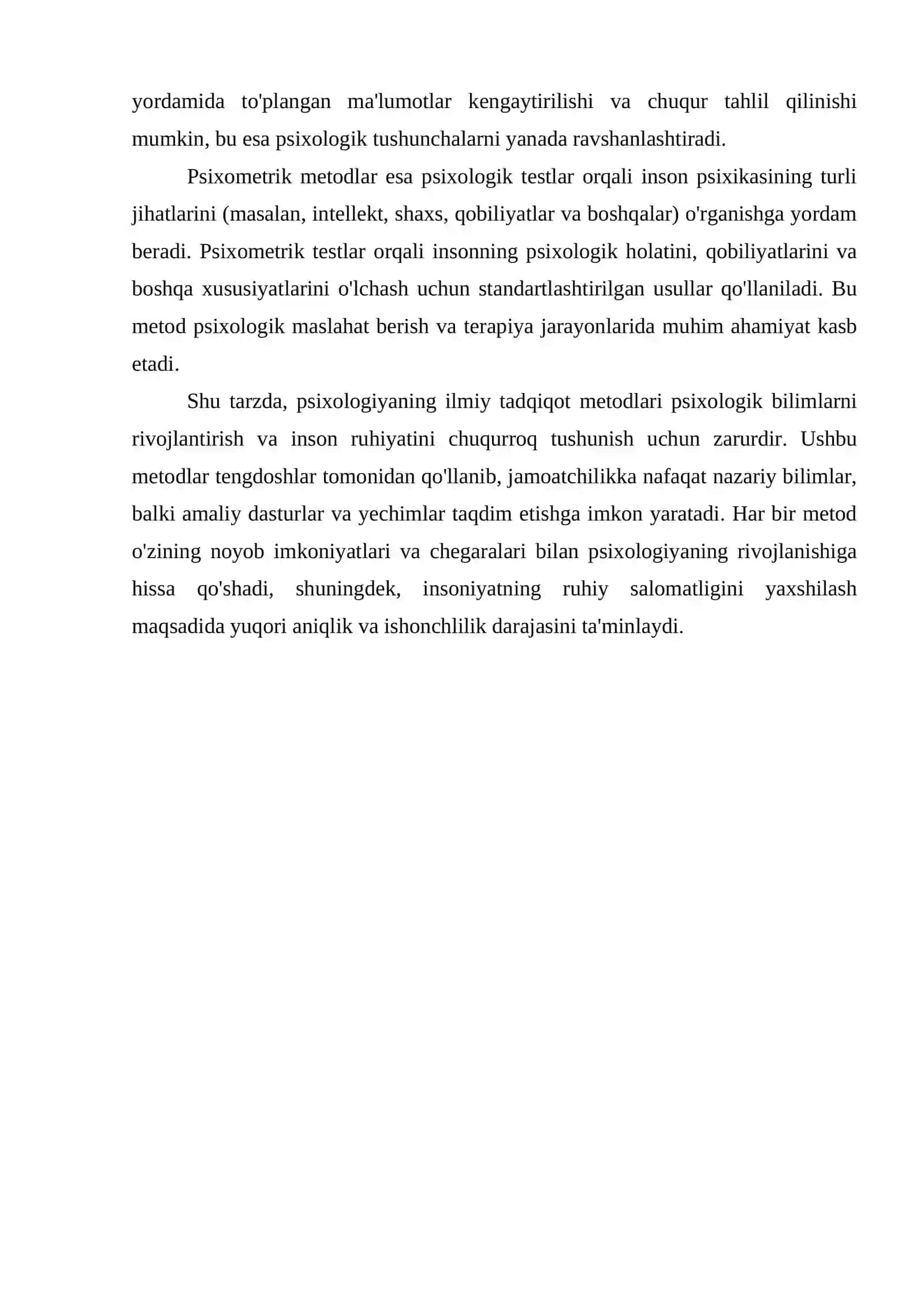 PSIXOLOGIYANING ILMIY TADQIQOT METODLARI 4