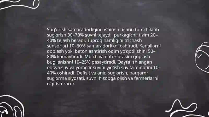 Agronomiyadagi istiqbolli vaziyatlari va bu sohadagi muammolarni hal etish yullar 4
