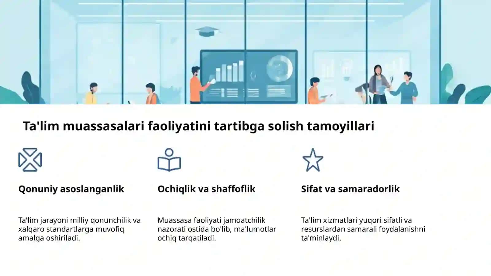 Ta'lim qonuni: Asosiy tamoyillar 4