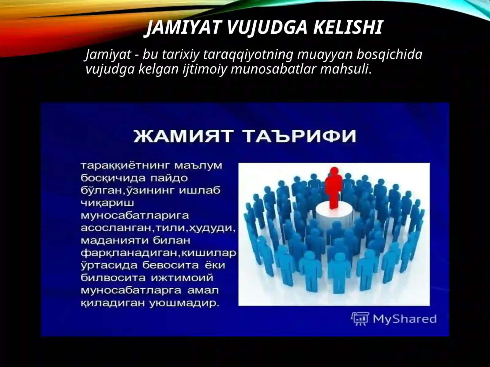 Davlat-jamiyat mavjud bo’lishining bir shakli sifatida. Davlat va huquqning vujudga kelishi to’grisidagi nazariyalar 4