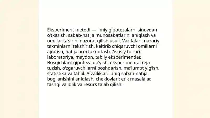 Ilmiy tatqiqotlarda на qilinadigan umummilliy metodlar 4