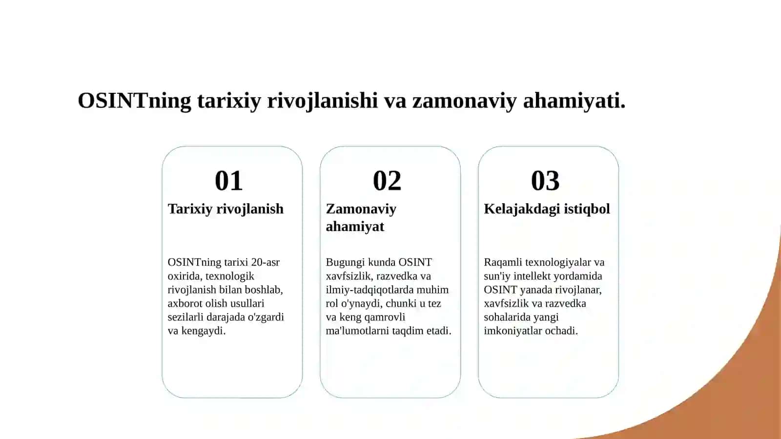 OSINT (Open Source Intelligence) - ommaviy manbalardan ma’lumotlarni yig‘ish va tahlil qilish 4