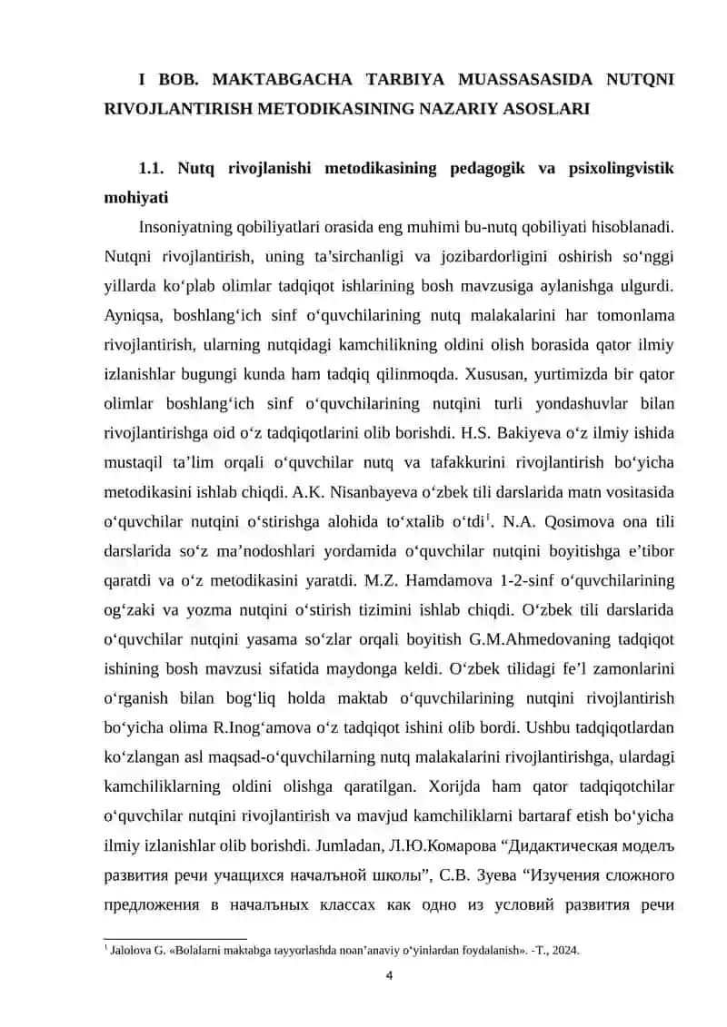 Maktabgacha tarbiya muassasasida nutqni rivojlantirish metodikasi 4