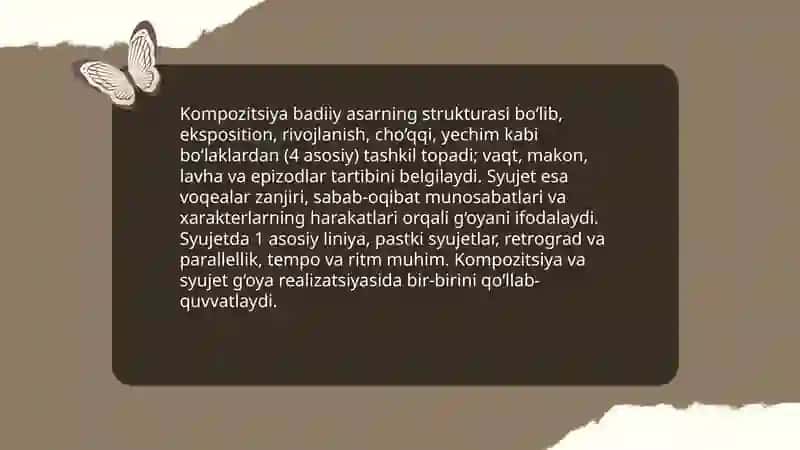 Badiiy asar va unga xos xususiyatlar 4