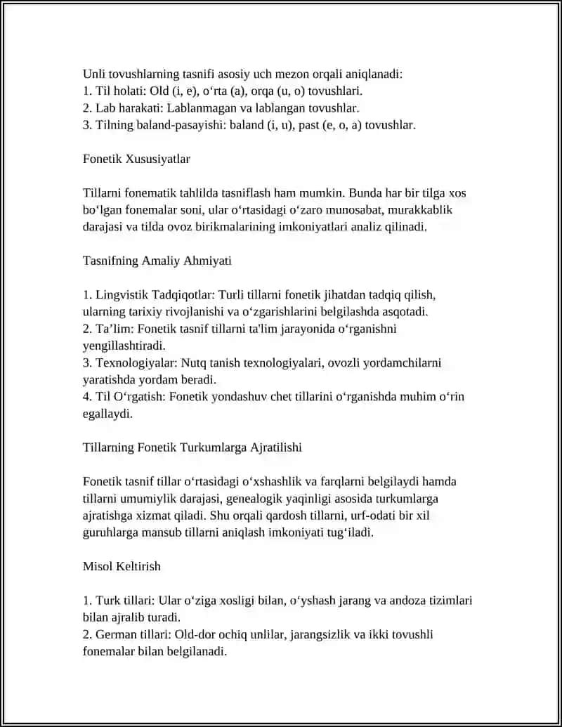 TILLARNING FONETIK TASNIFI 4