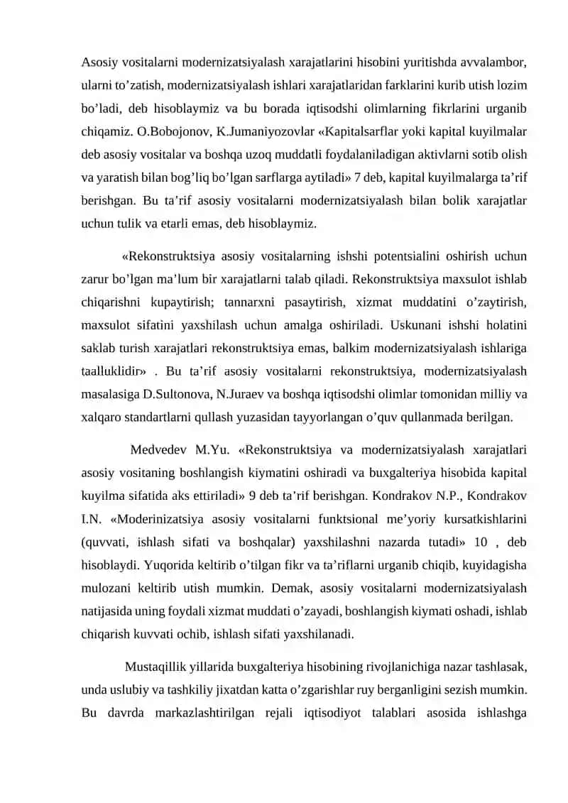 Tijorat banklarida asosiy vositalarni hisobga olish 4