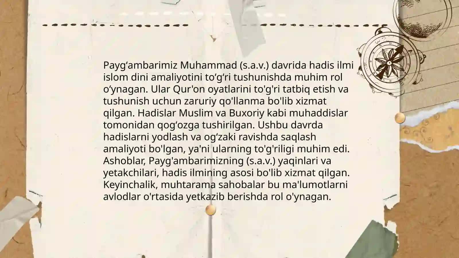 Hadis ilmi va uning tarbiyaviy ahamiyati 4