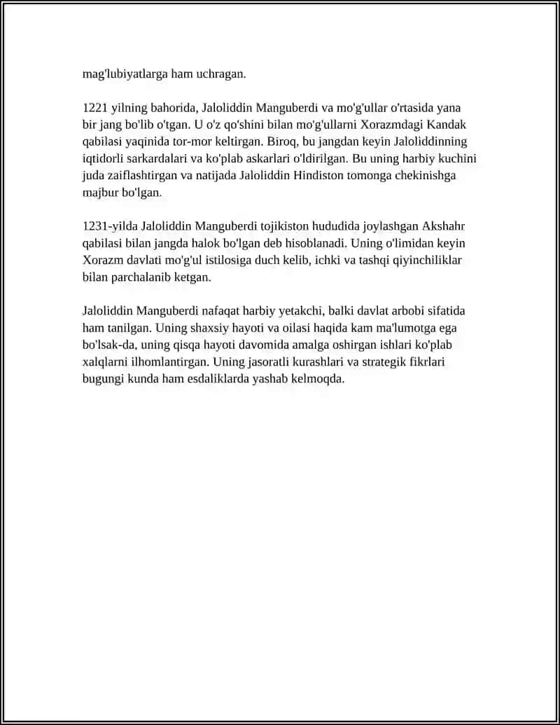 JALOLIDDIN MANGUBERDI 4