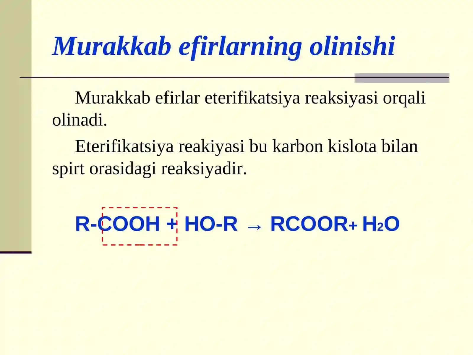 Murakkab efirlar 4