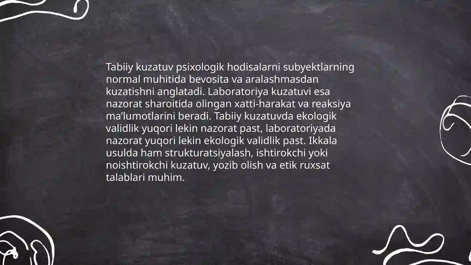 Psixalogiyaning tatqiqot metodlari va tarmoqlari 4
